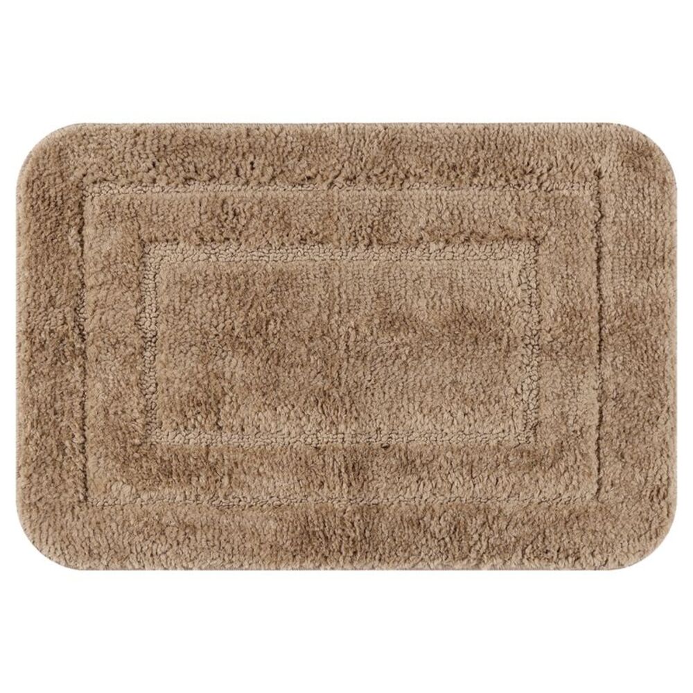 Machine Washable Dry Bath Mat for Bathroom Floor 20" x 32" Brown
